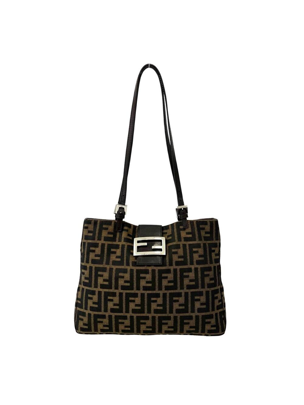 Fendi Vintage Shoulder Bag Zucca Canvas #369489F11B